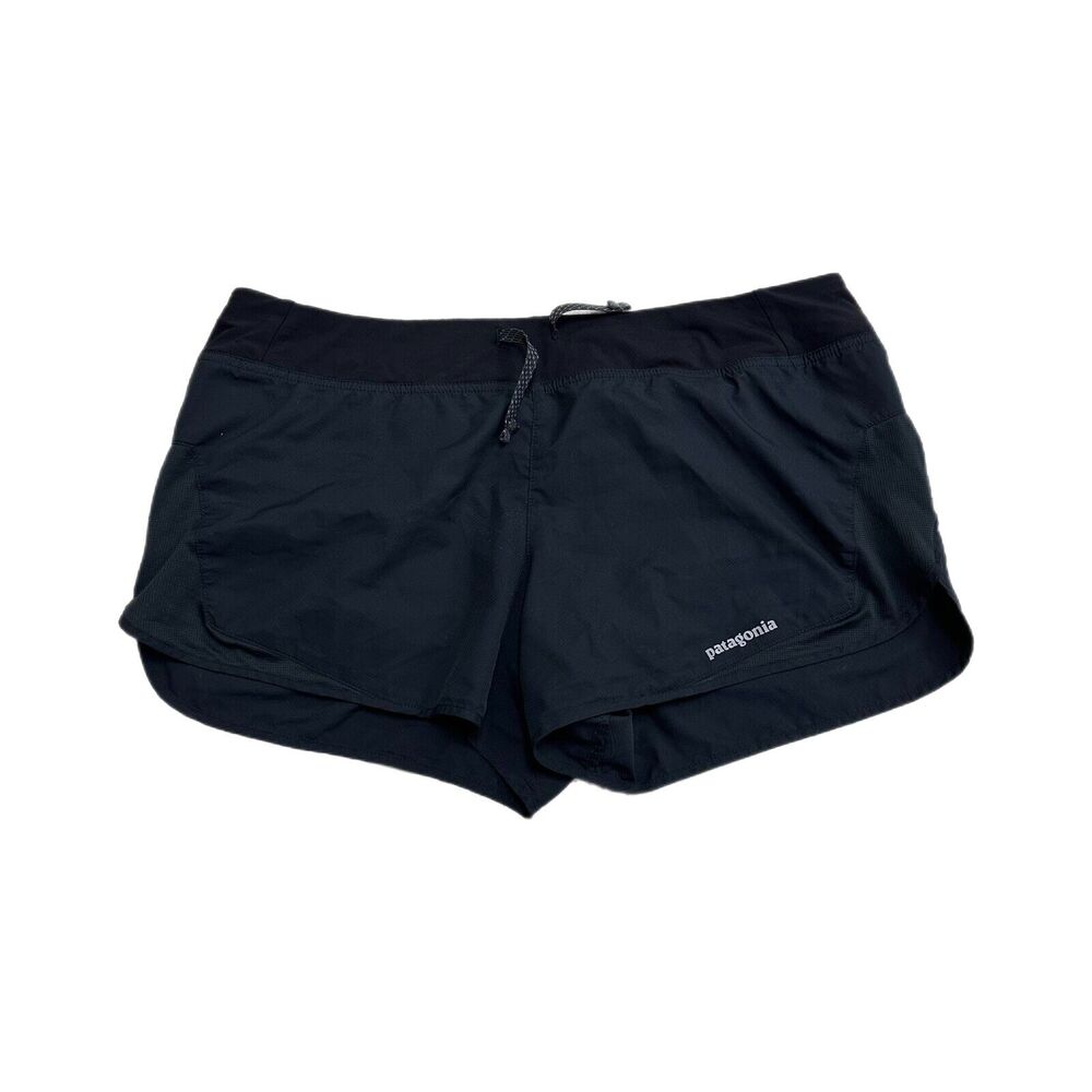 Patagonia Shorts Women's M Running 3.5" Striders 24653 Black Athleisure